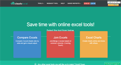 Desktop Screenshot of cloudyexcel.com